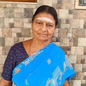 Ms. Rajalakshmi brings love and flavor together in every healthy dish at Sudarsanam Ayurveda Clinic.