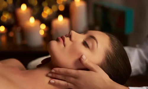 Facial massage with Ayurvedic oils for glowing skin, anti-aging effects, stress relief, improved circulation, detoxification, and natural rejuvenation, ideal for enhancing facial beauty and reducing tension.